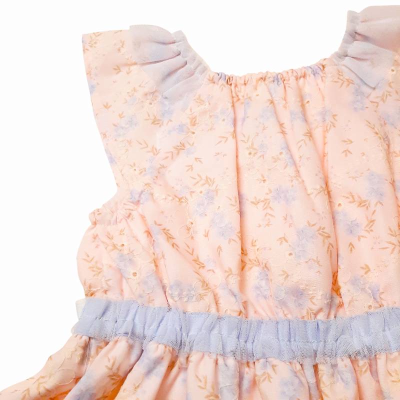 Souris(スーリー)「フラワープリント&刺繍ジャンパースカート」（110-130cm）の画像