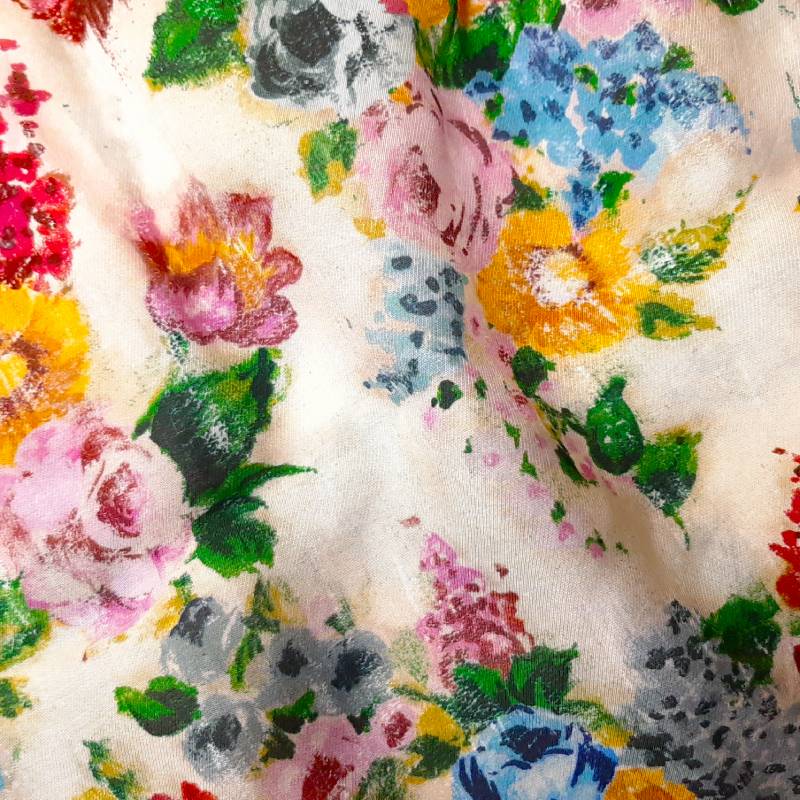 H.A.K 「TRACE FLORALプリントブラウス」 Fの画像