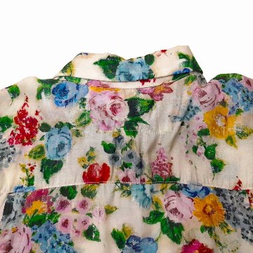 H.A.K 「TRACE FLORALプリントブラウス」 Fの画像