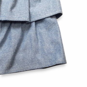 maarook「ネップデニムサイドフリルキュロット」(90-130cm)　【メール便送料無料】の画像