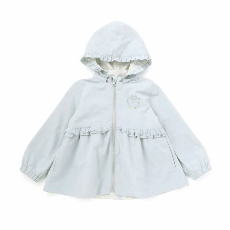 SLAP SLIP(スラップスリップ) 「フリルフード付きタフタリバーシブルジャケットgirls」(80-130cm) の画像