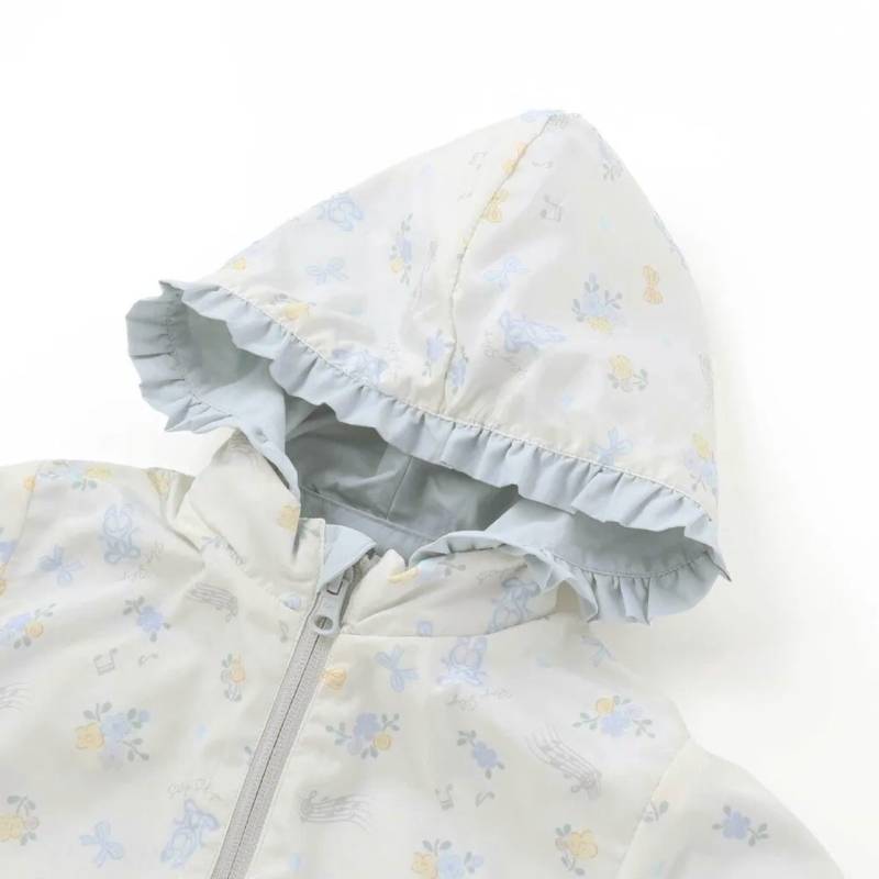 SLAP SLIP(スラップスリップ) 「フリルフード付きタフタリバーシブルジャケットgirls」(80-130cm) の画像