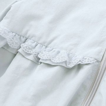 SLAP SLIP(スラップスリップ) 「フリルフード付きタフタリバーシブルジャケットgirls」(80-130cm) の画像