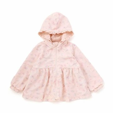 SLAP SLIP(スラップスリップ) 「フリルフード付きタフタリバーシブルジャケットgirls」(80-130cm) の画像