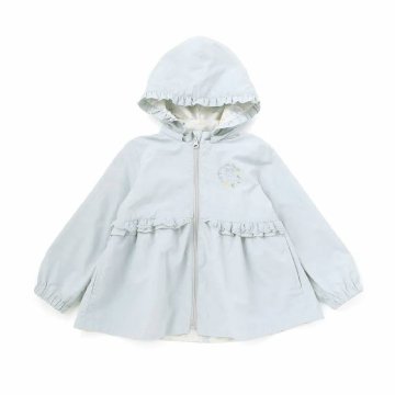 SLAP SLIP(スラップスリップ) 「フリルフード付きタフタリバーシブルジャケットgirls」(80-130cm) の画像