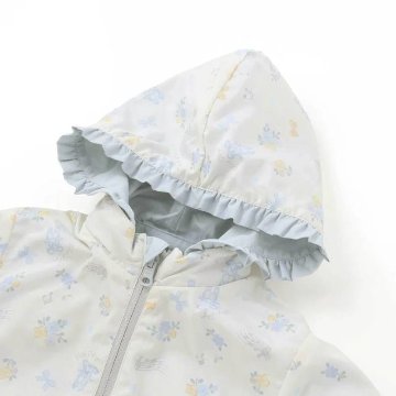 SLAP SLIP(スラップスリップ) 「フリルフード付きタフタリバーシブルジャケットgirls」(80-130cm) の画像