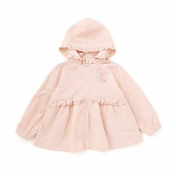 SLAP SLIP(スラップスリップ) 「フリルフード付きタフタリバーシブルジャケットgirls」(80-130cm) の画像