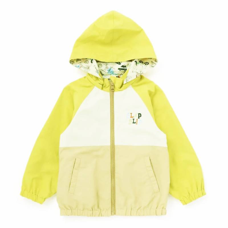 SLAP SLIP(スラップスリップ) 「フード付きタフタリバーシブルラグランジャケットboys」(80-130cm) の画像