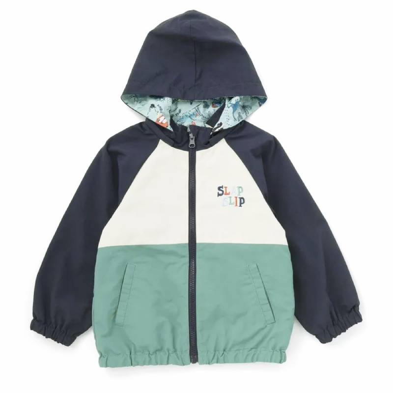 SLAP SLIP(スラップスリップ) 「フード付きタフタリバーシブルラグランジャケットboys」(80-130cm) の画像
