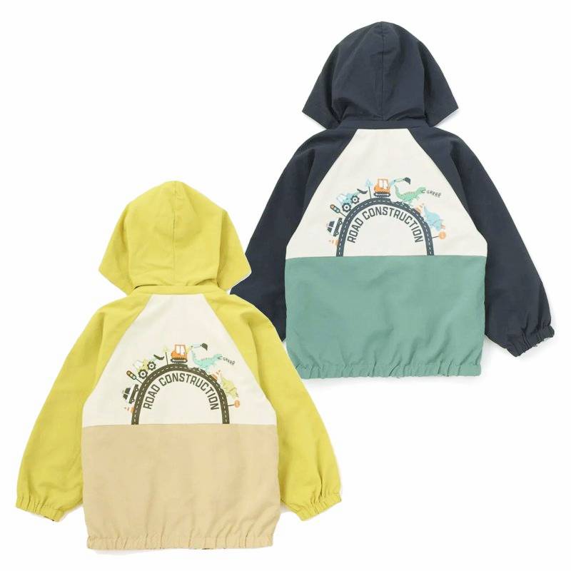 SLAP SLIP(スラップスリップ) 「フード付きタフタリバーシブルラグランジャケットboys」(80-130cm) の画像