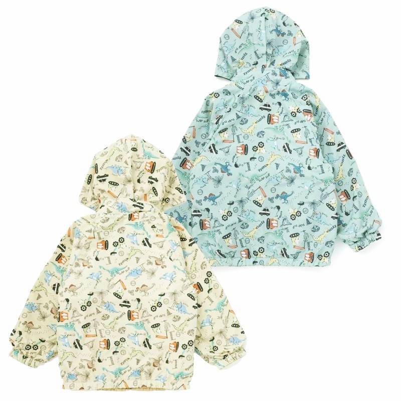 SLAP SLIP(スラップスリップ) 「フード付きタフタリバーシブルラグランジャケットboys」(80-130cm) の画像