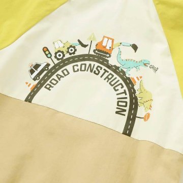 SLAP SLIP(スラップスリップ) 「フード付きタフタリバーシブルラグランジャケットboys」(80-130cm) の画像