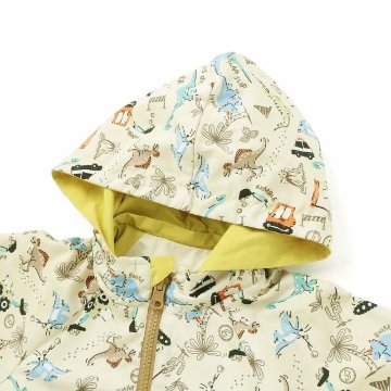 SLAP SLIP(スラップスリップ) 「フード付きタフタリバーシブルラグランジャケットboys」(80-130cm) の画像