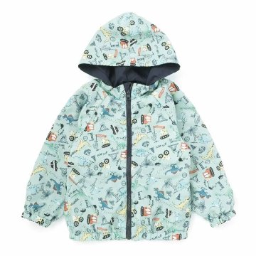 SLAP SLIP(スラップスリップ) 「フード付きタフタリバーシブルラグランジャケットboys」(80-130cm) の画像