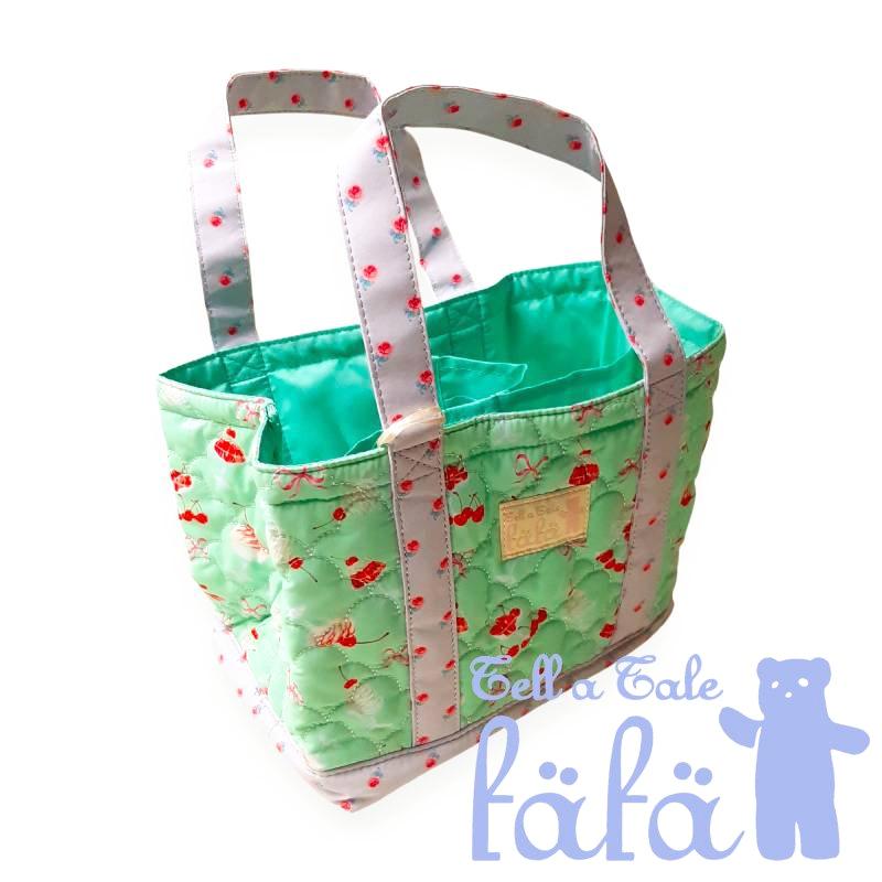 fafa「LUNE キルティング 仕切り付きスクエア トートバッグ」（F）の画像