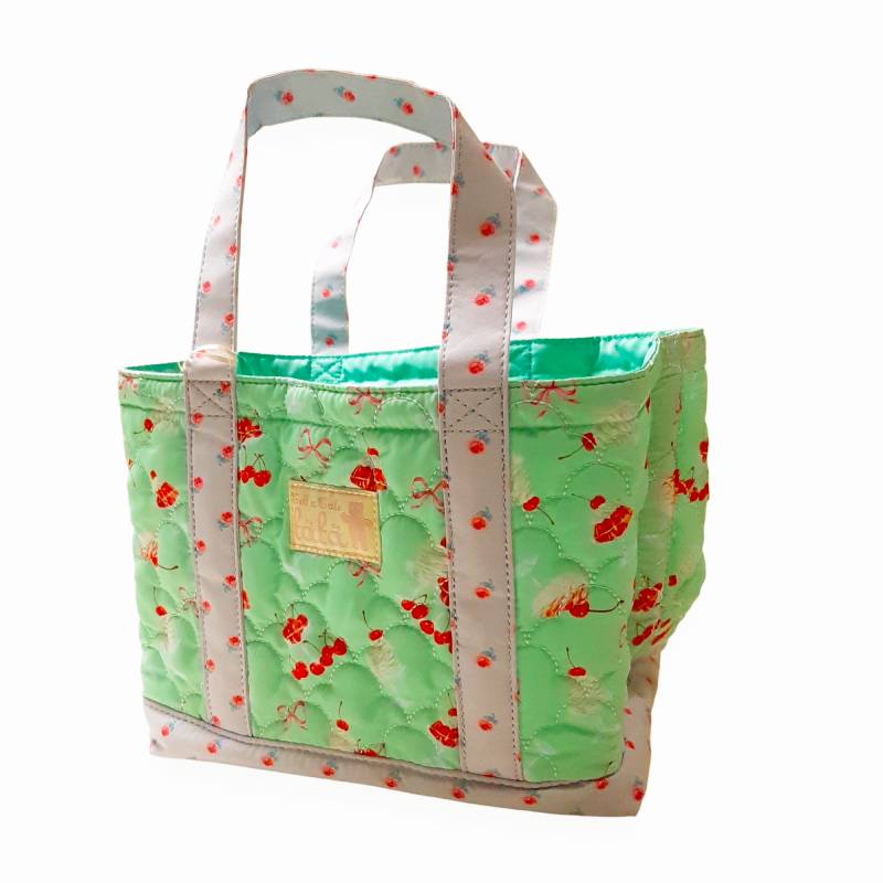 fafa「LUNE キルティング 仕切り付きスクエア トートバッグ」（F）の画像