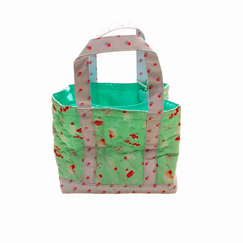 fafa「LUNE キルティング 仕切り付きスクエア トートバッグ」（F）の画像