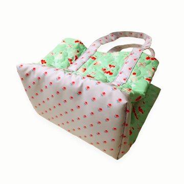 fafa「LUNE キルティング 仕切り付きスクエア トートバッグ」（F）の画像