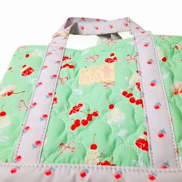 fafa「LUNE キルティング 仕切り付きスクエア トートバッグ」（F）の画像