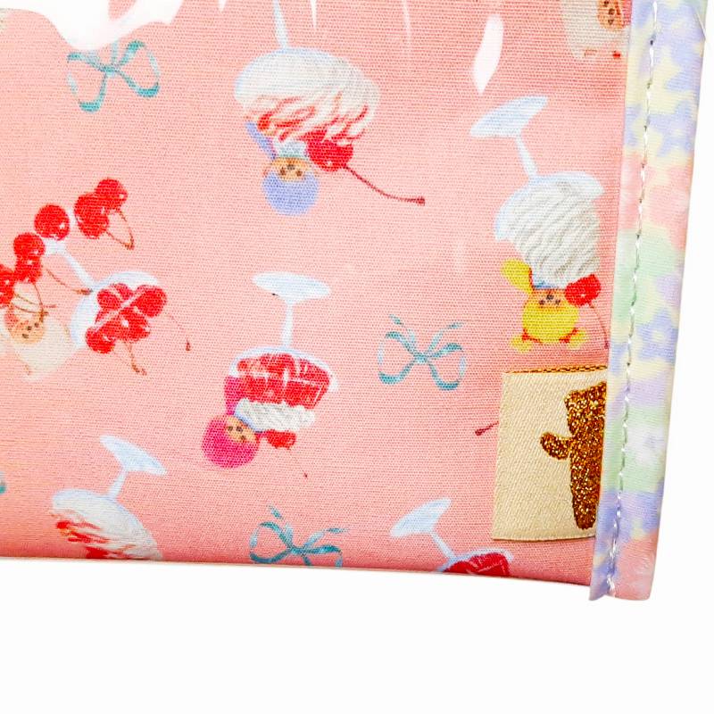 fafa 「【モンチッチコラボ】AVAスパンコール入り クリップ付き 移動ポケット」(F) 【メール便送料198円対応可】の画像