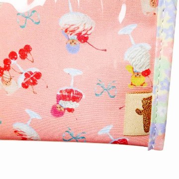 fafa 「【モンチッチコラボ】AVAスパンコール入り クリップ付き 移動ポケット」(F) 【メール便送料198円対応可】の画像