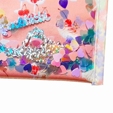 fafa 「【モンチッチコラボ】AVAスパンコール入り クリップ付き 移動ポケット」(F) 【メール便送料198円対応可】の画像