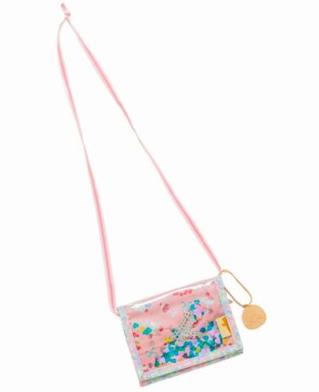 fafa 「【モンチッチコラボ】EDOLIE ひも付き二つ折りスパンコールウォレット 」（F） 【メール便送料198円対応可】の画像