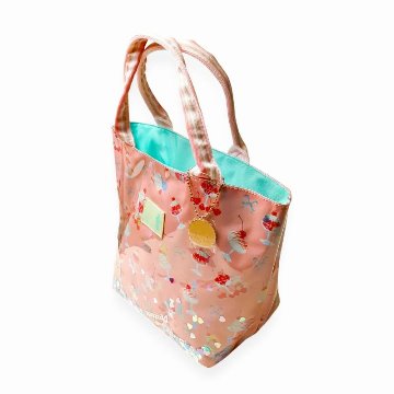 fafa 「【モンチッチコラボ】PELIA ハートスパンコール入りトートバッグ」（F）メール便送料198円対応可の画像