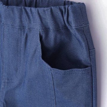 SLAP SLIP(スラップスリップ) 「裾リボン付きストレッチツイルパンツ」(100-130cm) 【メール便送料198円対応】の画像