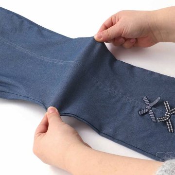 SLAP SLIP(スラップスリップ) 「裾リボン付きストレッチツイルパンツ」(100-130cm) 【メール便送料198円対応】の画像