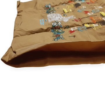 SUPER HAKKA 「〈Ball & Chainコラボ〉ランプとうさぎ刺繍トートバッグ」(Lサイズ)　【メール便送料無料】の画像