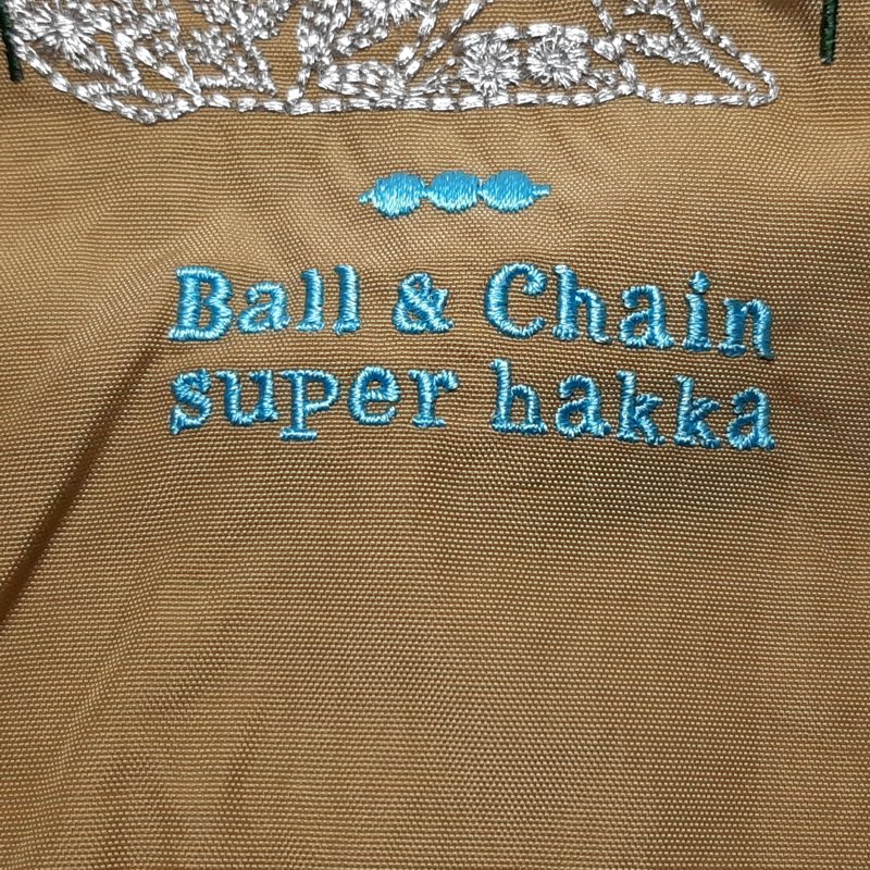 SUPER HAKKA 「〈Ball & Chainコラボ〉ランプとうさぎ刺繍トートバッグ」(Mサイズ)　【メール便送料無料】の画像