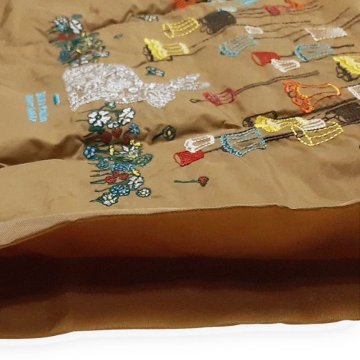 SUPER HAKKA 「〈Ball & Chainコラボ〉ランプとうさぎ刺繍トートバッグ」(Mサイズ)　【メール便送料無料】の画像