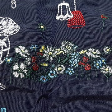 SUPER HAKKA 「〈Ball & Chainコラボ〉ランプとうさぎ刺繍トートバッグ」(Mサイズ)　【メール便送料無料】の画像