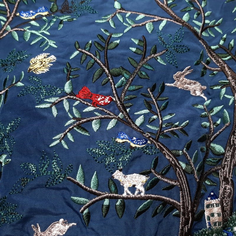 SUPER HAKKA 「〈Ball & Chainコラボ〉シルエットツリー刺繍トートバッグ」(Mサイズ)　【メール便送料無料】の画像