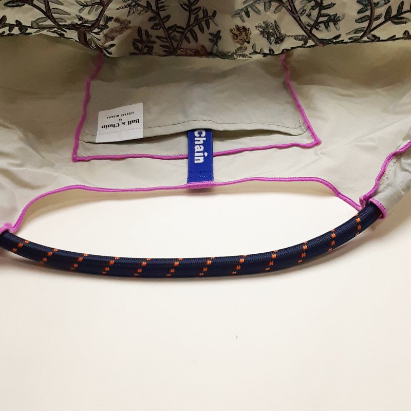 SUPER HAKKA 「〈Ball & Chainコラボ〉シルエットツリー刺繍トートバッグ」(Mサイズ)　【メール便送料無料】の画像