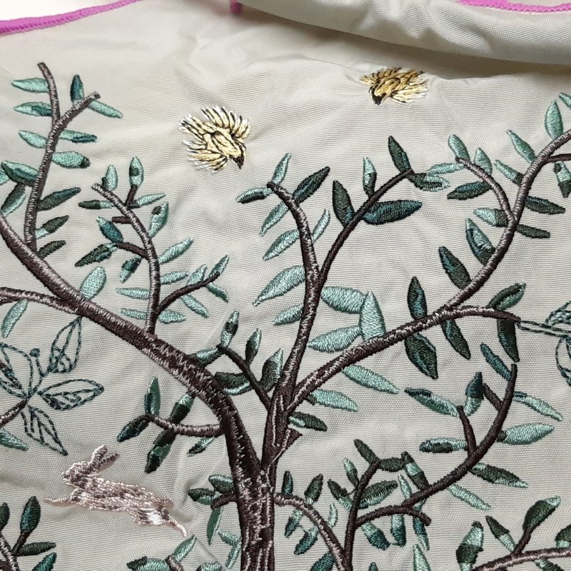 SUPER HAKKA 「〈Ball & Chainコラボ〉シルエットツリー刺繍トートバッグ」(Mサイズ)　【メール便送料無料】の画像