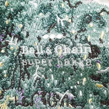 SUPER HAKKA 「〈Ball & Chainコラボ〉シルエットツリー刺繍トートバッグ」(Mサイズ)　【メール便送料無料】の画像