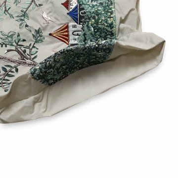 SUPER HAKKA 「〈Ball & Chainコラボ〉シルエットツリー刺繍トートバッグ」(Mサイズ)　【メール便送料無料】の画像