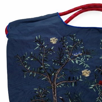 SUPER HAKKA 「〈Ball & Chainコラボ〉シルエットツリー刺繍トートバッグ」(Mサイズ)　【メール便送料無料】の画像