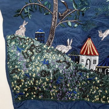 SUPER HAKKA 「〈Ball & Chainコラボ〉シルエットツリー刺繍トートバッグ」(Mサイズ)　【メール便送料無料】の画像