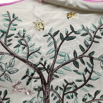 SUPER HAKKA 「〈Ball & Chainコラボ〉シルエットツリー刺繍トートバッグ」(Mサイズ)　【メール便送料無料】の画像