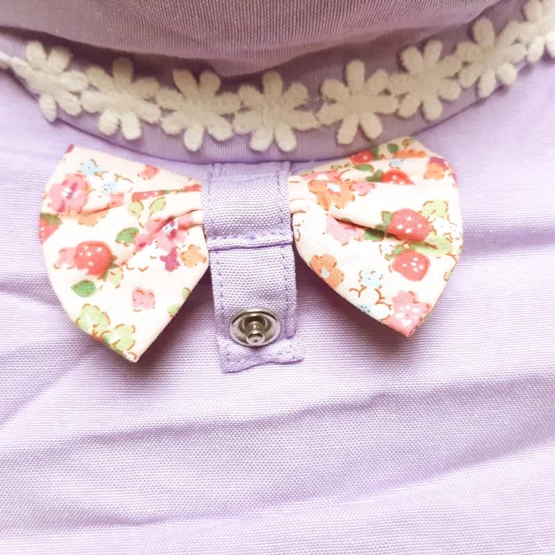 Souris スーリー 「リボン＆レース日よけ付きハット」（50-56cm）メール便対応可の画像