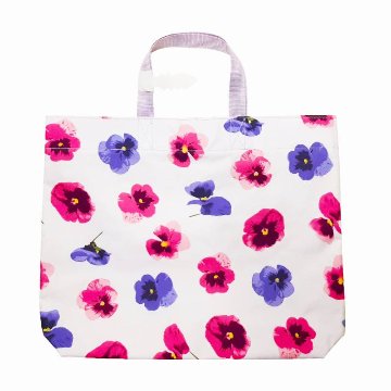 hakka kids「MIXスミレプリント レッスンバッグ」F メール便送料198円対応可の画像