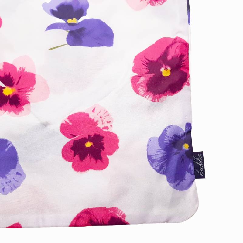 hakka kids「MIXスミレプリント 巾着バッグ」F メール便送料198円対応可の画像