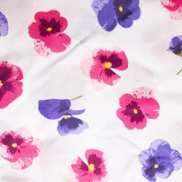 hakka kids「MIXスミレプリント 巾着バッグ」F メール便送料198円対応可の画像