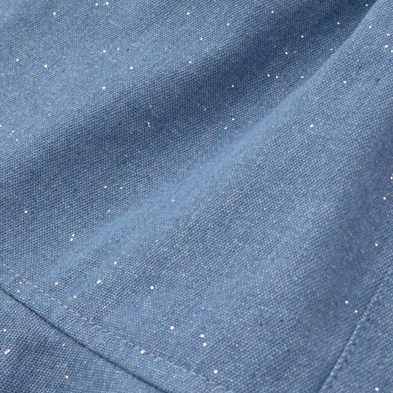 SLAP SLIP(スラップスリップ) 「ラメデニム リボン付きスカパン」(100-130cm) 【メール便送料198円対応】の画像