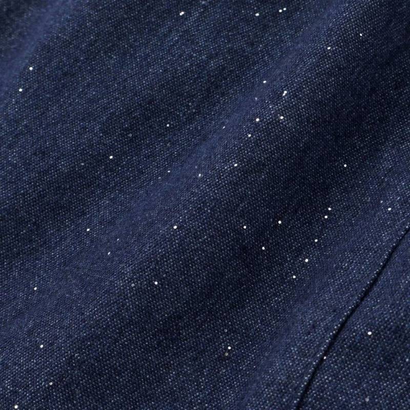 SLAP SLIP(スラップスリップ) 「ラメデニム リボン付きスカパン」(100-130cm) 【メール便送料198円対応】の画像