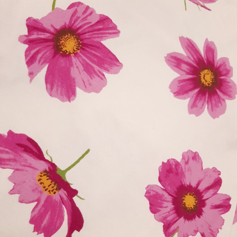 SALE hakkakids コスモスプリント Aライン ミニ裏毛 トレーナー 90 100 110 120 130 140 の画像