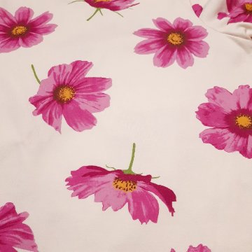 SALE hakkakids コスモスプリント Aライン ミニ裏毛 トレーナー 90 100 110 120 130 140 の画像